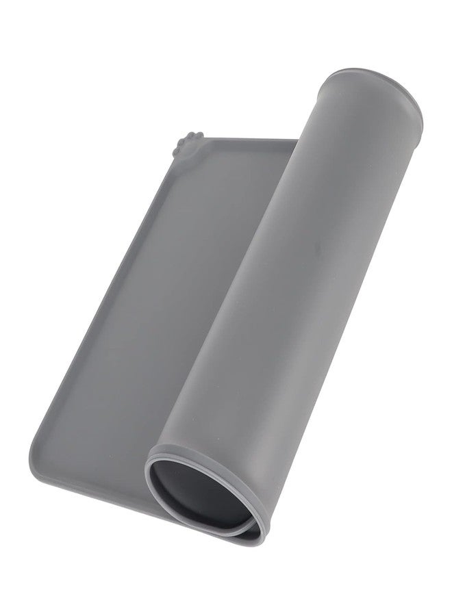 TENDULA Non-Slip Waterproof Silicone Pet Food Feeding,Food Mat with Raised Edges, Water Bowl Placemats, Dog Cat Feeding Mats - Image 1